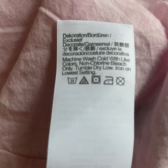 J. Crew Factory Pink Lemon Print Squareneck Midi Dress Size 14 Summer 24 - Picture 14 of 16